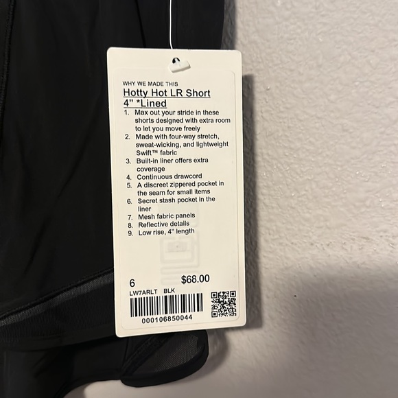 Lululemon Hotty Hot LR Short 4” lined - Picture 9 of 9